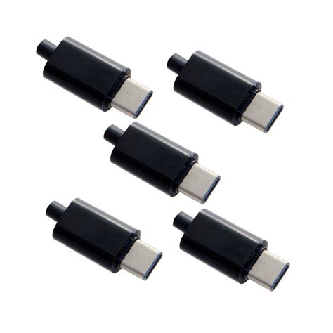 chenyang 5 Pack USB C DIY Connector USB 3.1 Type C 24Pin 